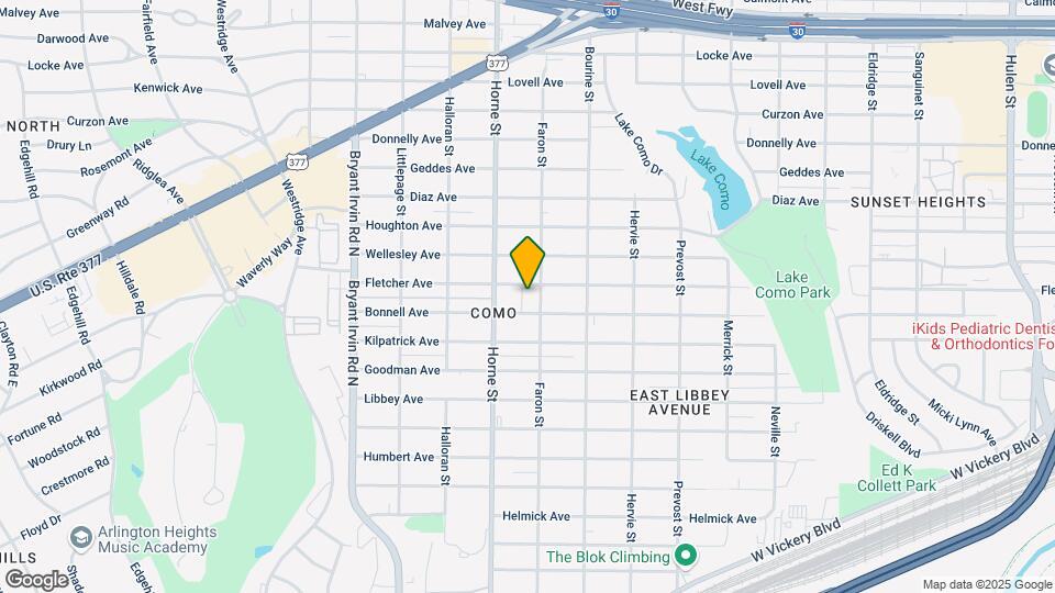 Lake Como Apartments Map and Location Details