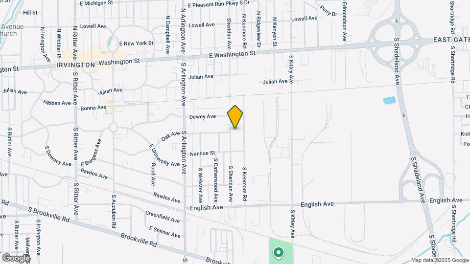 261 S Sheridan Ave Map and Location Details