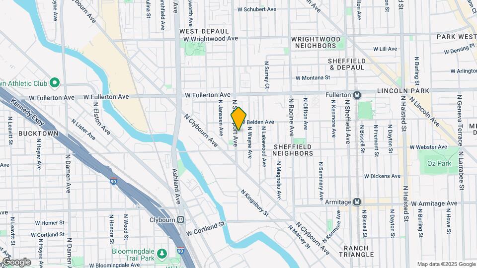 2233 N Southport Ave Map and Location Details