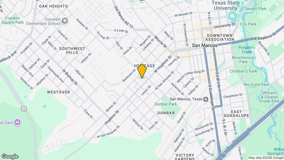 818 W Hopkins St Map and Location Details