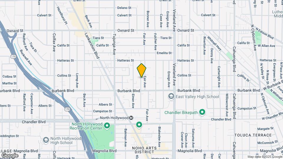5645 Fair Ave Map and Location Details