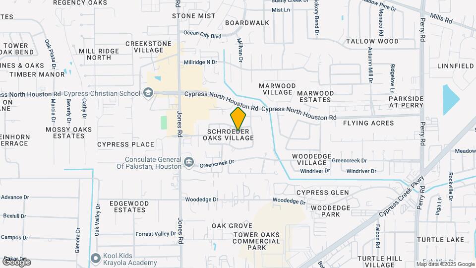 12119 Pennywood Ct Map and Location Details
