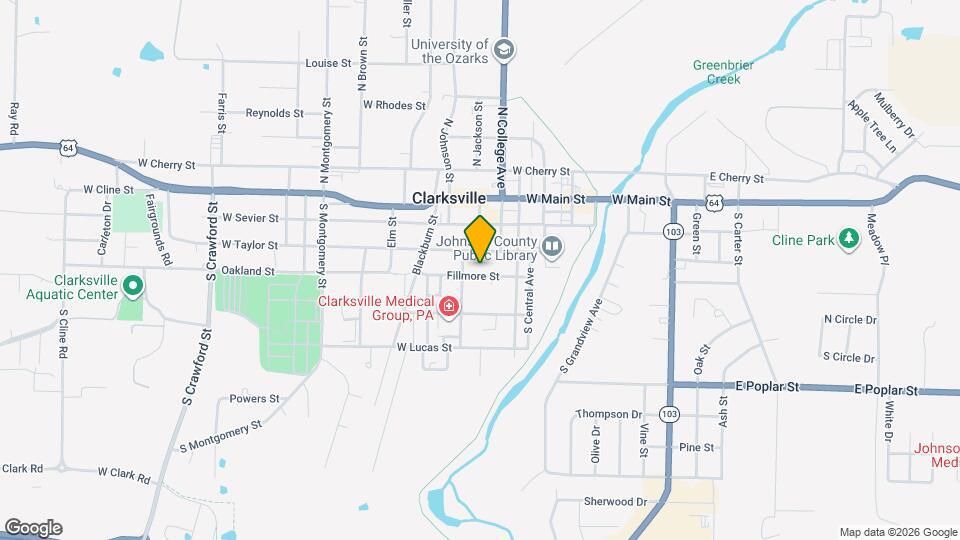 410 Fillmore St Map and Location Details