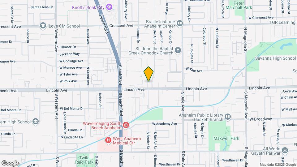 180 N Richmont Dr Map and Location Details