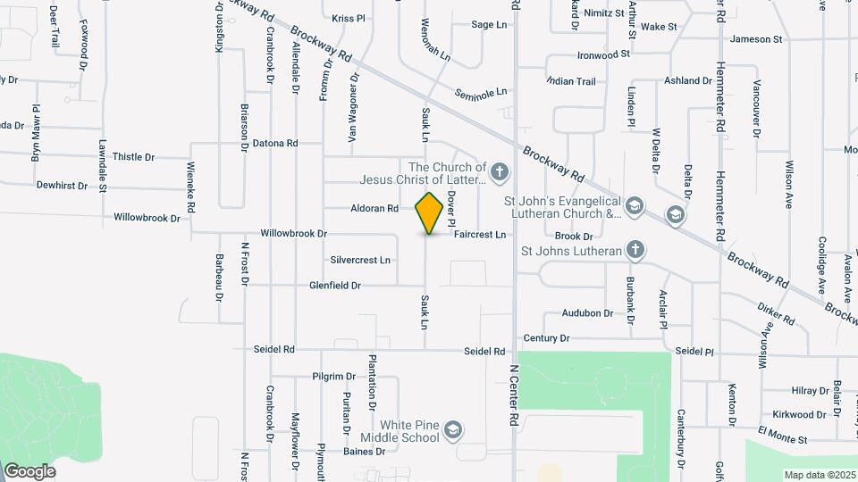 5205 Faircrest Ln Map and Location Details