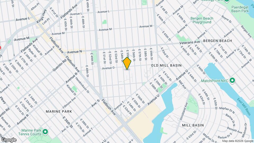 1648 E 55th St, Unit 1F Map and Location Details