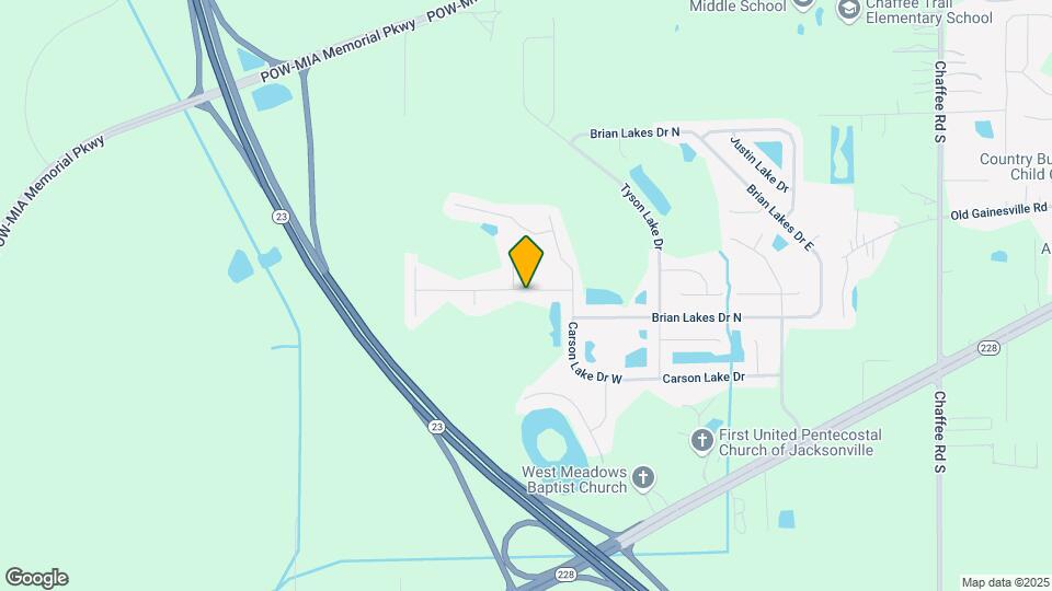 11746 Parker Lakes Drive Map and Location Details