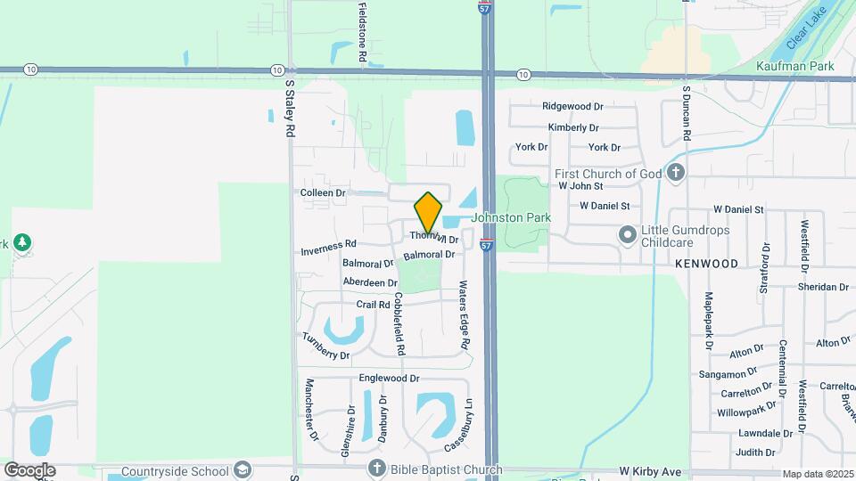 3743 Thornhill Dr Map and Location Details