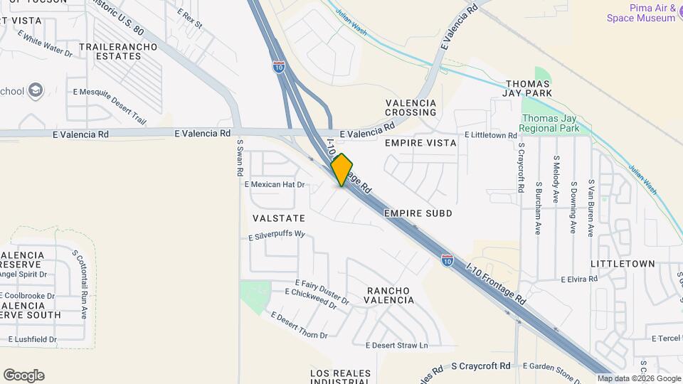 6645 S SQUAWROOT Pl Map and Location Details