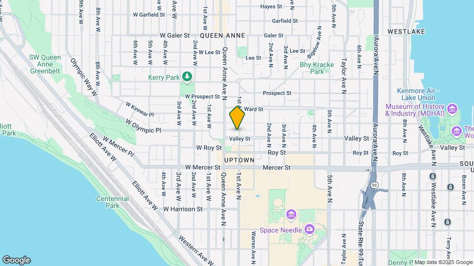 801 1st Ave N Map and Location Details