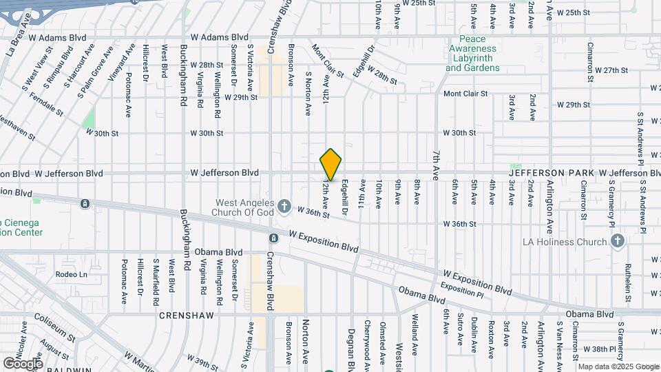 3418 12th Ave Map and Location Details