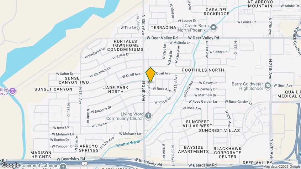 21057 N 34th Dr Map and Location Details