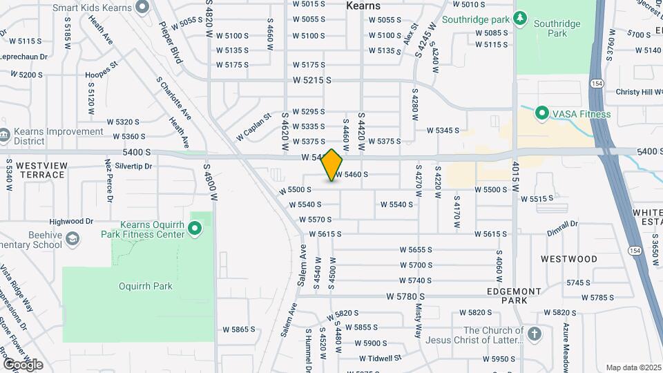 4496 W 5500 S Map and Location Details