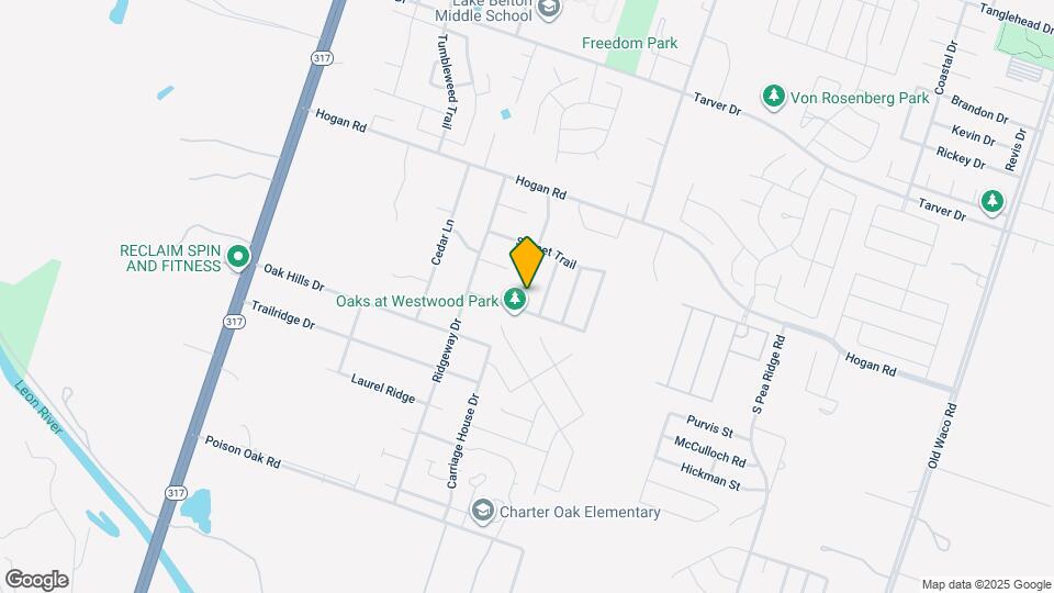 1719 Bent Oak Dr Map and Location Details