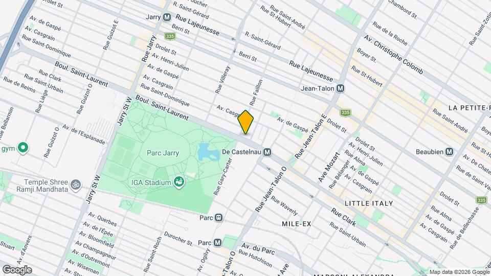 7445-7449 Boul Saint-Laurent Map and Location Details