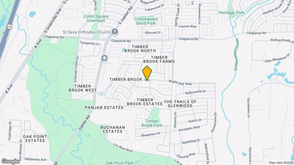 3312 Bright Star Way Map and Location Details