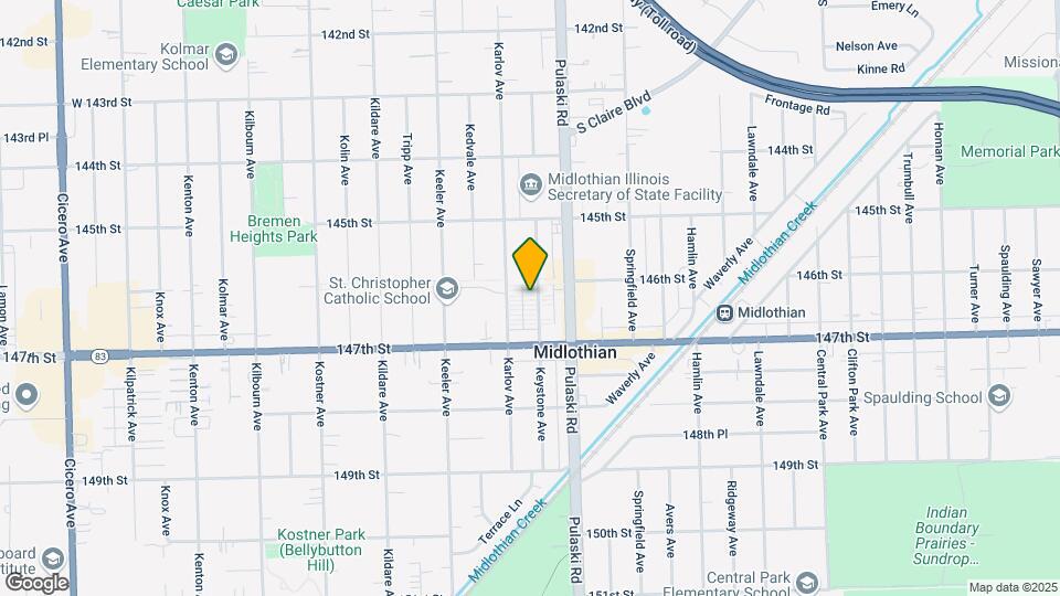 14612 Keystone Ave Map and Location Details