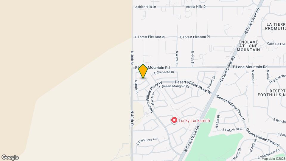 4052 E Chaparosa Way Map and Location Details