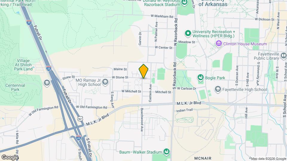 1639 W Stone St Map and Location Details