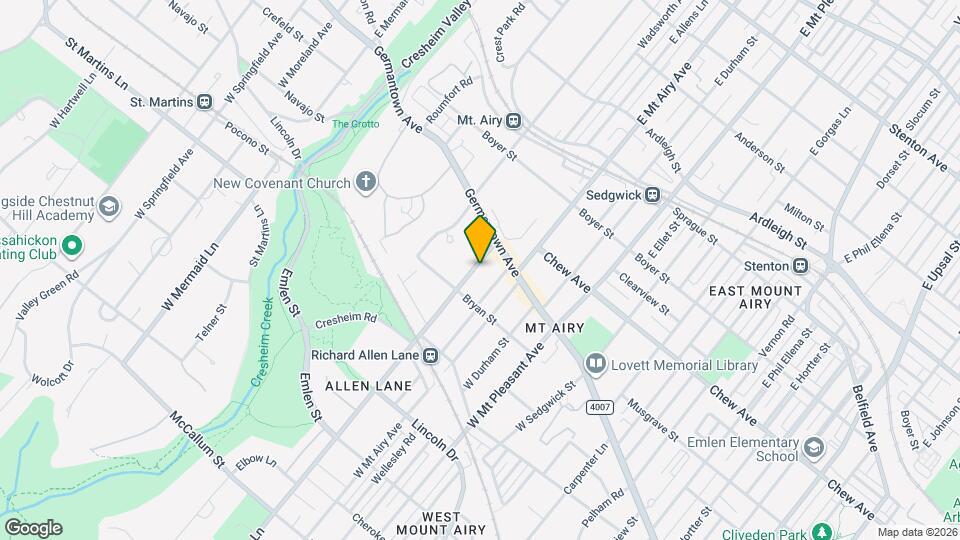 30 W Allens Ln, Unit 201 Map and Location Details