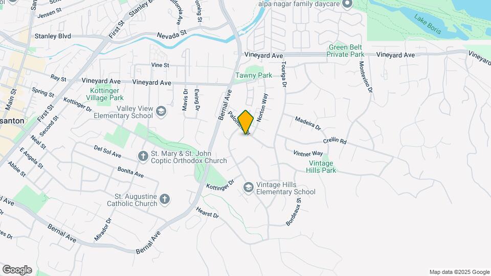 749 Palomino Dr Mapa y Detalles de la Ubicación