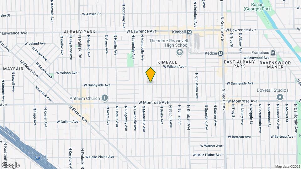 3600 W Sunnyside Ave, Unit 2 Map and Location Details