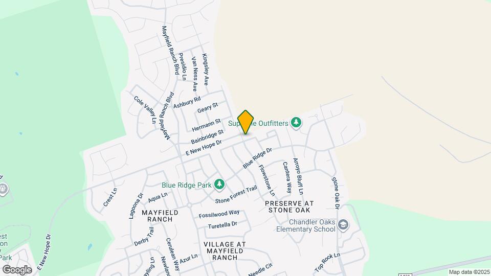 3676 Spring Canyon Trail Map and Location Details