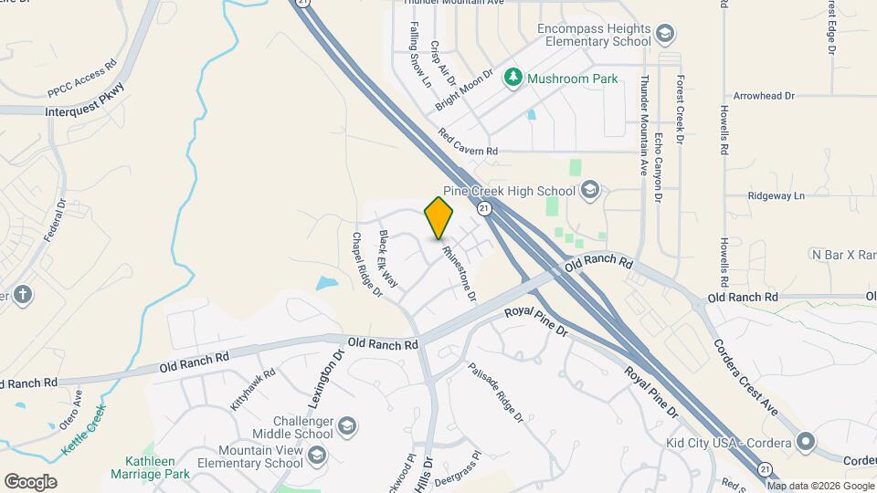 10614 Rhinestone Dr Map and Location Details