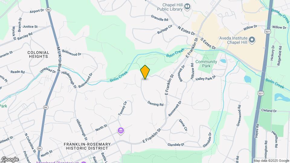 213 Deepwood Rd Map and Location Details