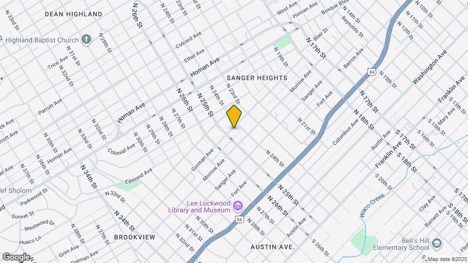 2406 Gorman Ave Map and Location Details