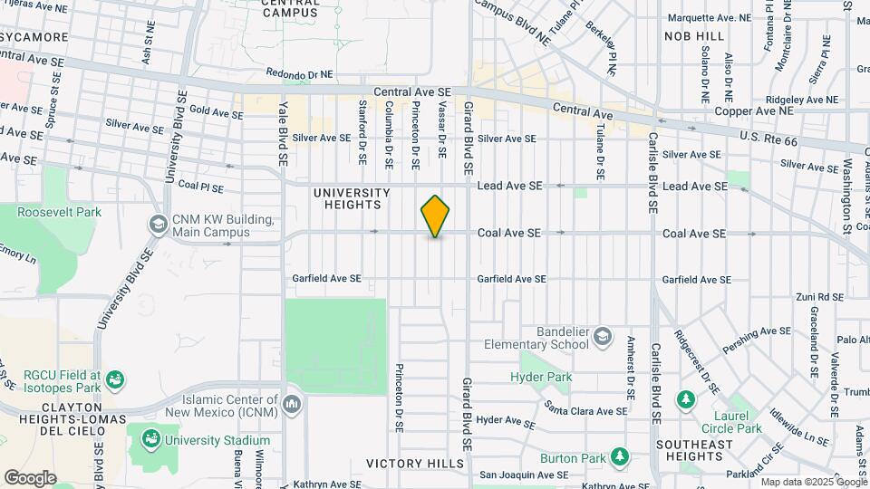 405 Vassar Dr SE Map and Location Details