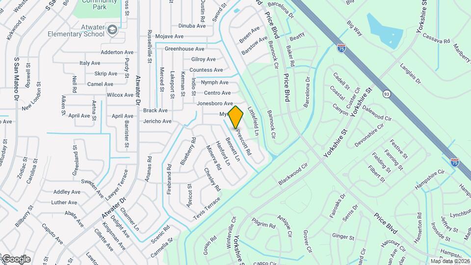 2338 Littlefield Ln Map and Location Details