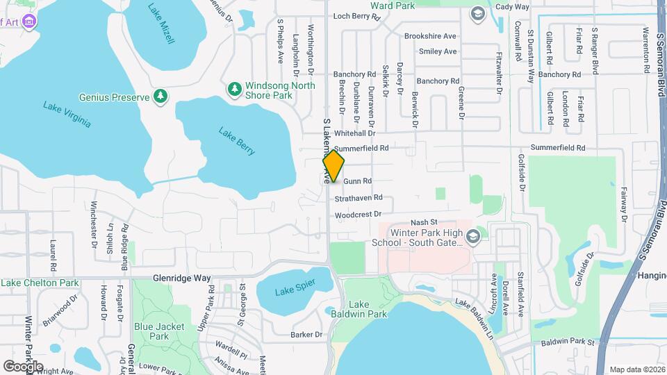 1026 S Lakemont Ave Map and Location Details