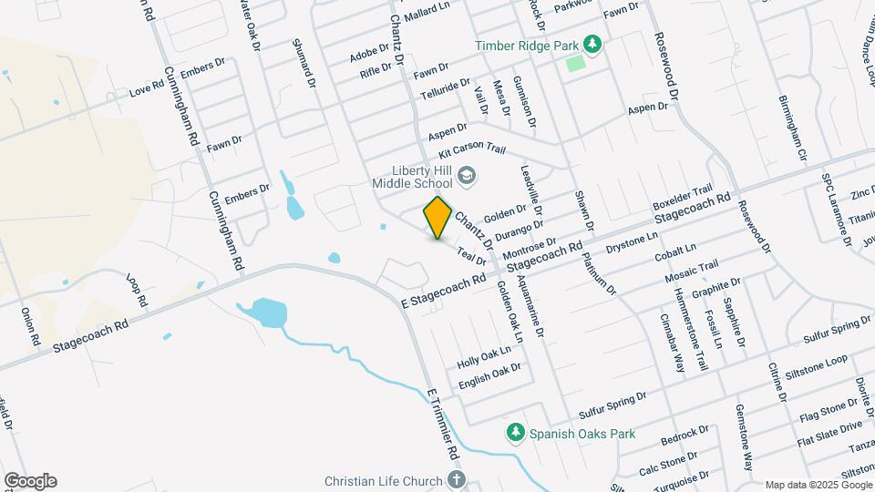 5421 Teal Dr, Unit A-Master with Private Bth Map and Location Details