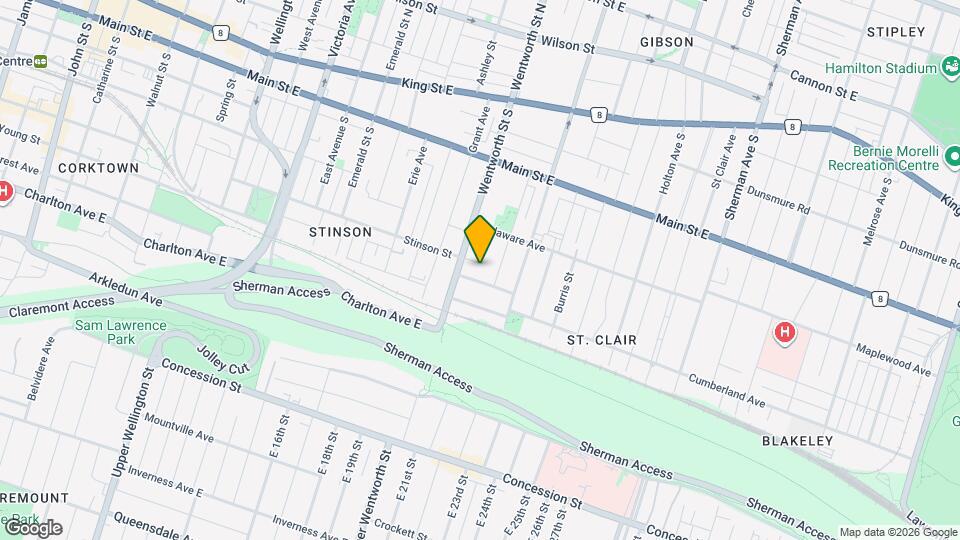 272 Stinson Crescent Map and Location Details
