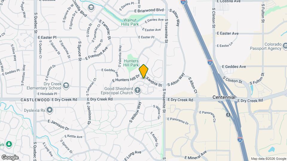 8673 E Dry Creek Rd Map and Location Details