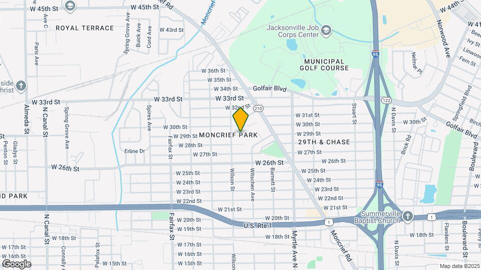 1445 W 29th St Map and Location Details