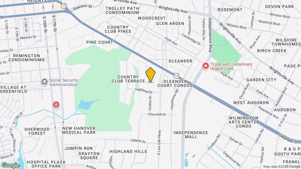 1607 Azalea Dr Mapa y Detalles de la Ubicación