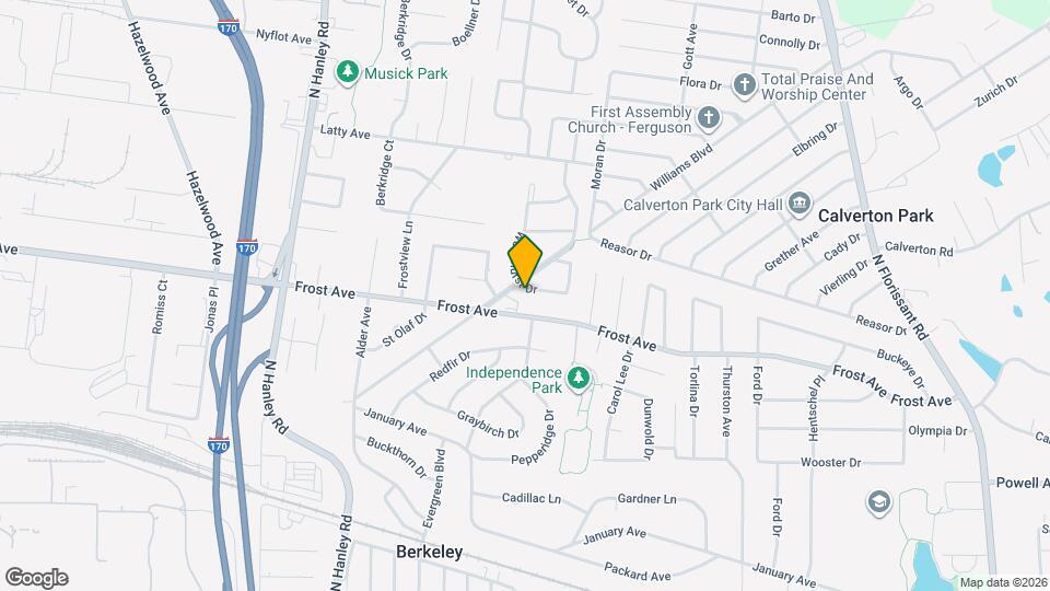 8330 Woodhurst Dr Map and Location Details