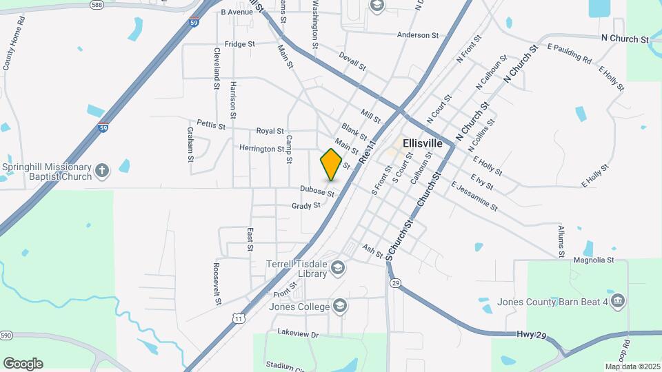 325 Dubose St Map and Location Details