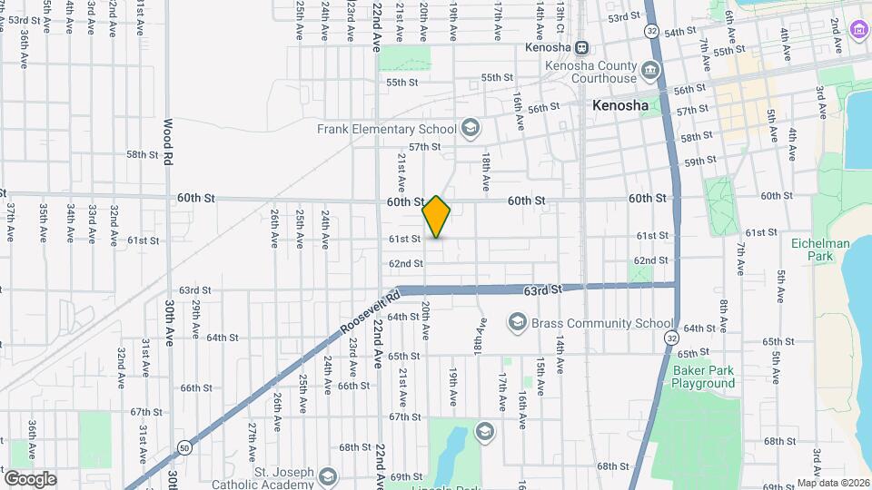 1917 61st St Map and Location Details