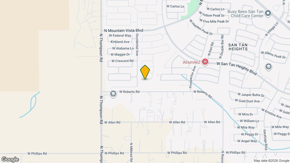 4151 W Goldmine Mountain Dr Map and Location Details