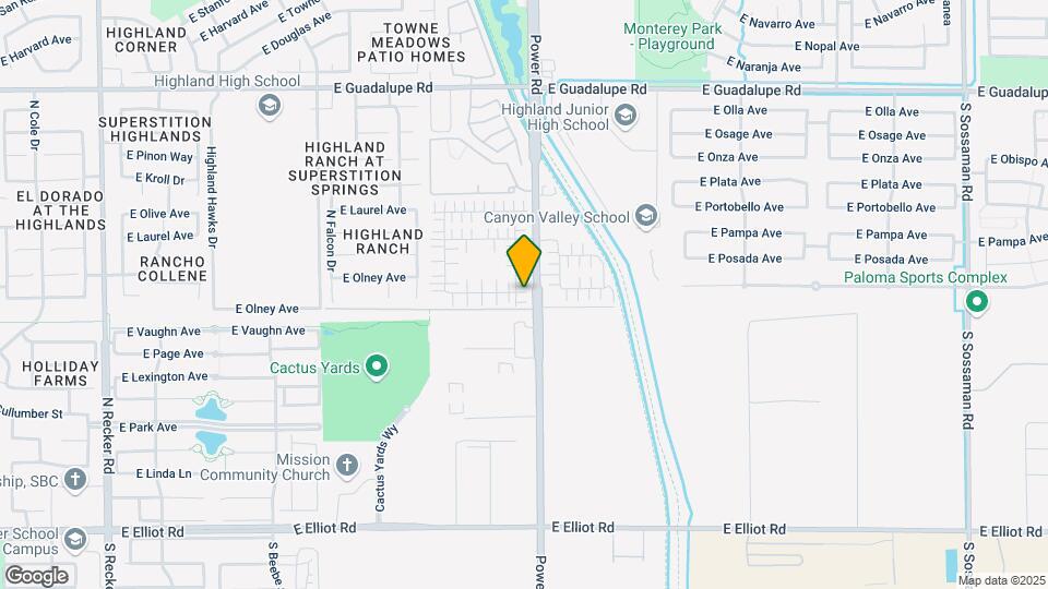 425 N Ranger Ct Map and Location Details