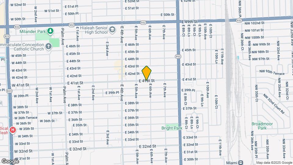 574 E 41st St Map and Location Details
