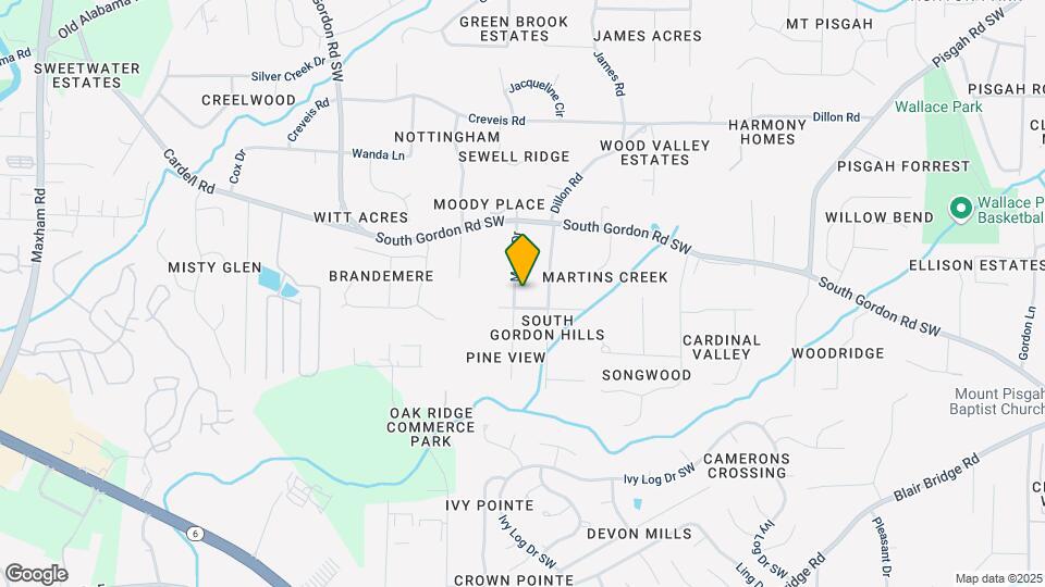 6609 Malvin Dr Map and Location Details