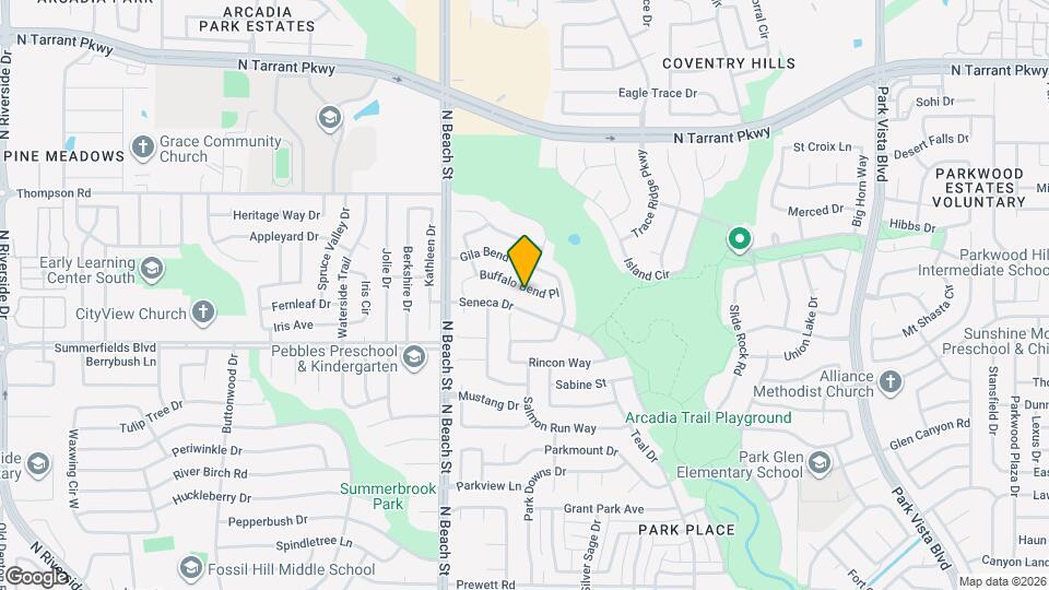 4632 Buffalo Bend Pl Map and Location Details