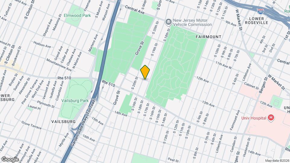 356 S 19th St Map and Location Details