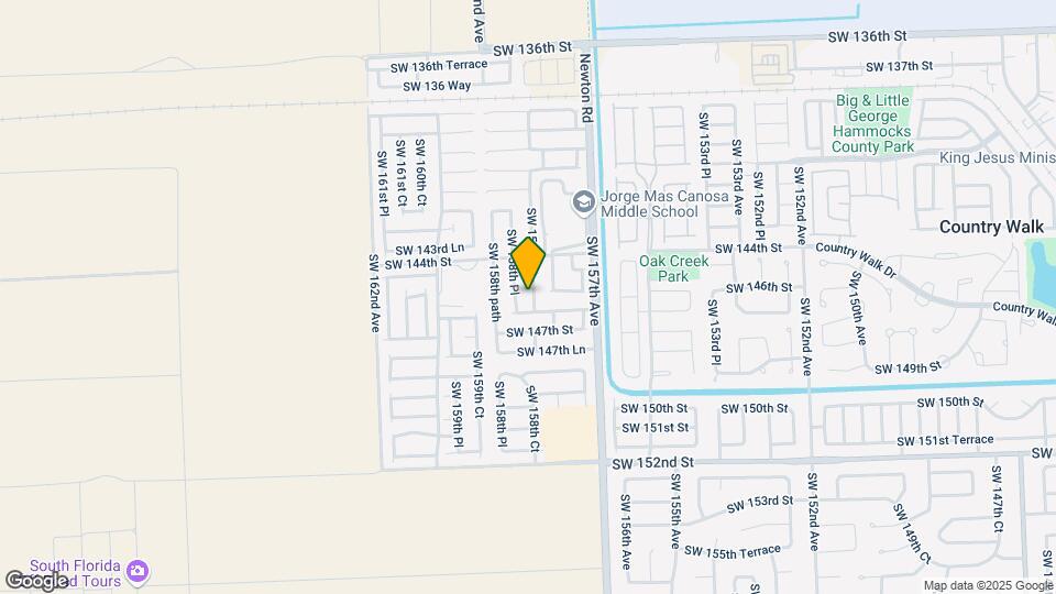 14552 SW 158th Ct Map and Location Details