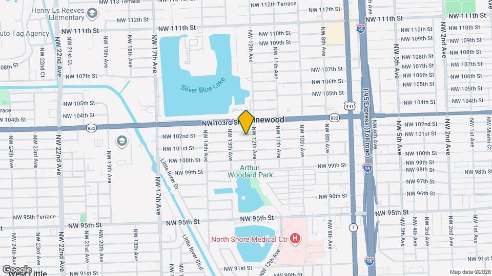 1231 NW 101st St Map and Location Details