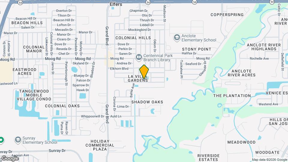 5809 Elena Dr Map and Location Details